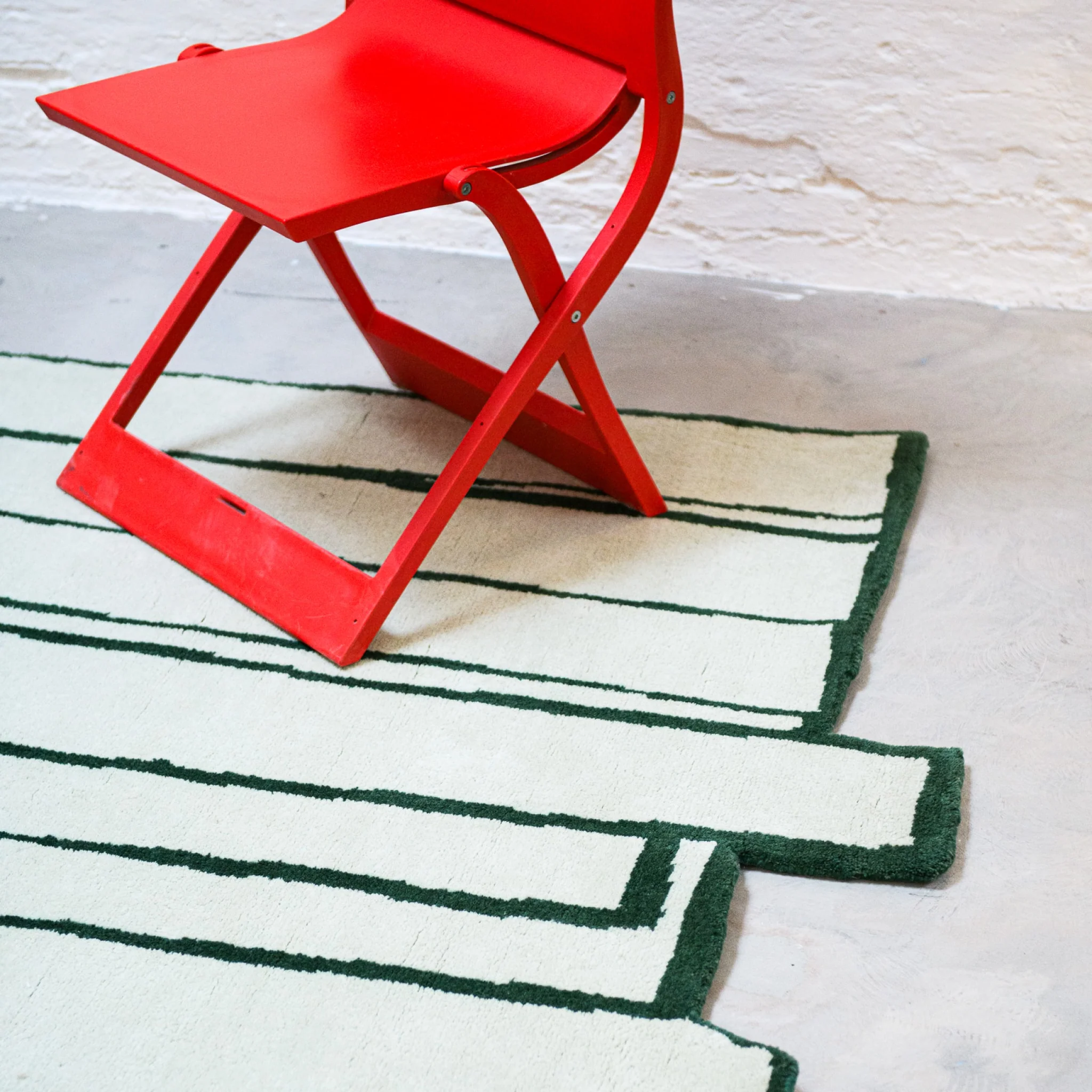 PRE-ORDER │ HAUS ÜGER Wild Mist Wool Rug, 225x125cm, Green - Image 2