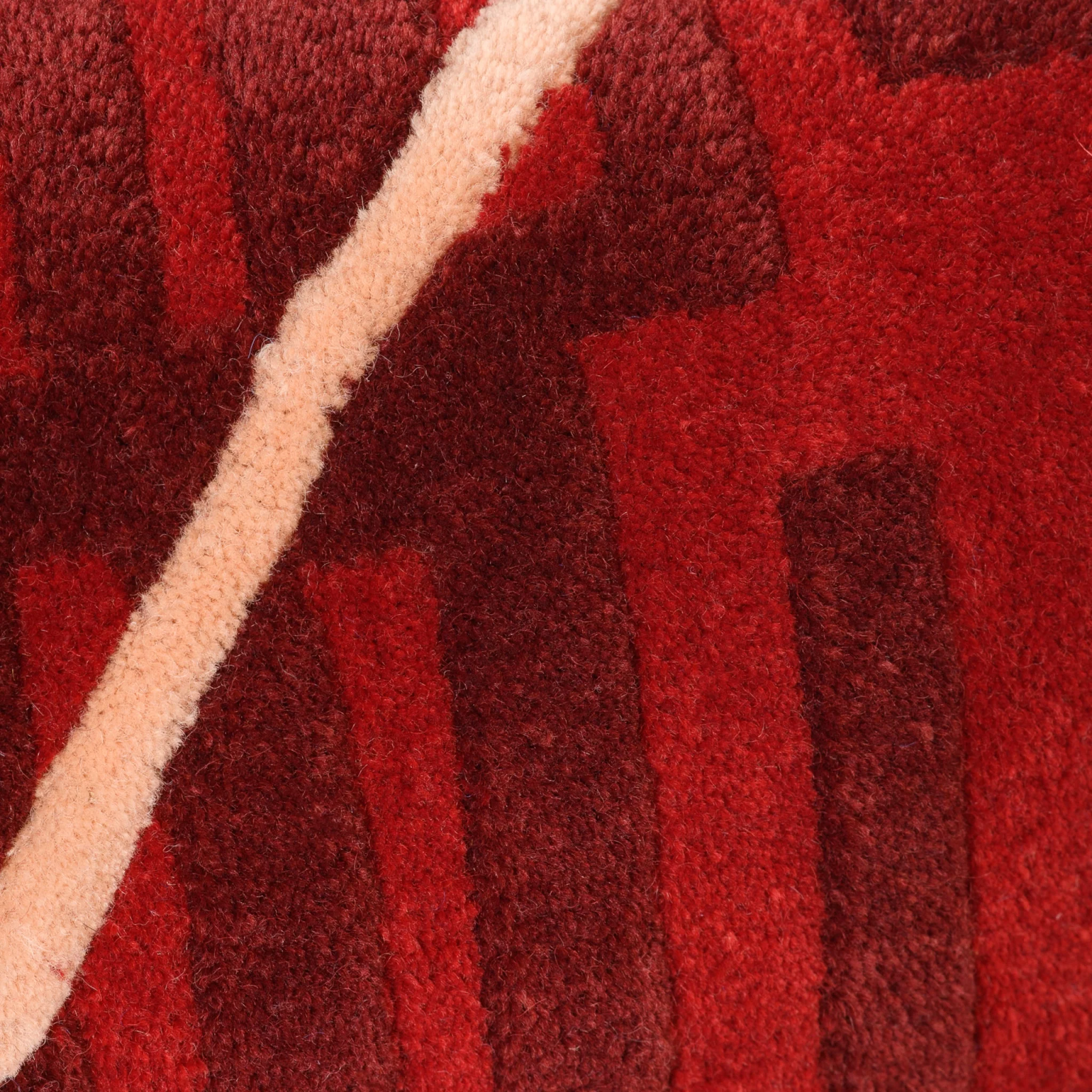 HAUS ÜGER Maya Cushion, 35x60cm, Red - Image 5