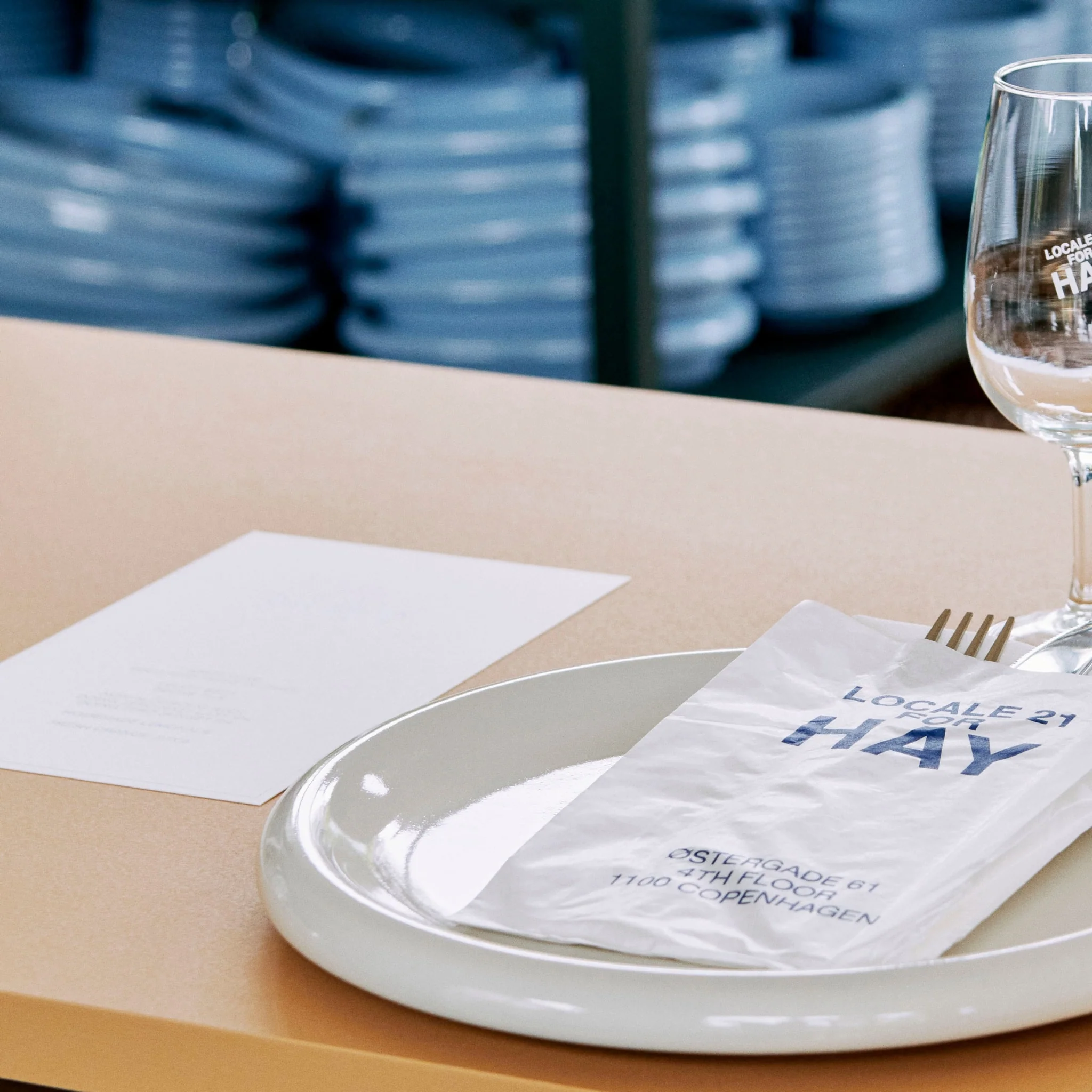 HAY Barro Plate, D24cm, Off-White (Set of 2) - Image 10