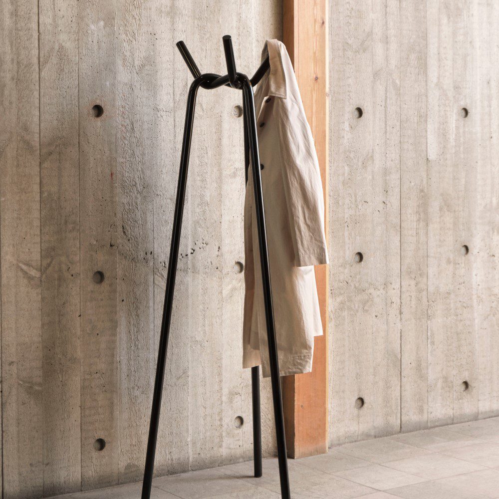 HAY Knit Coat Rack, Black - Image 2