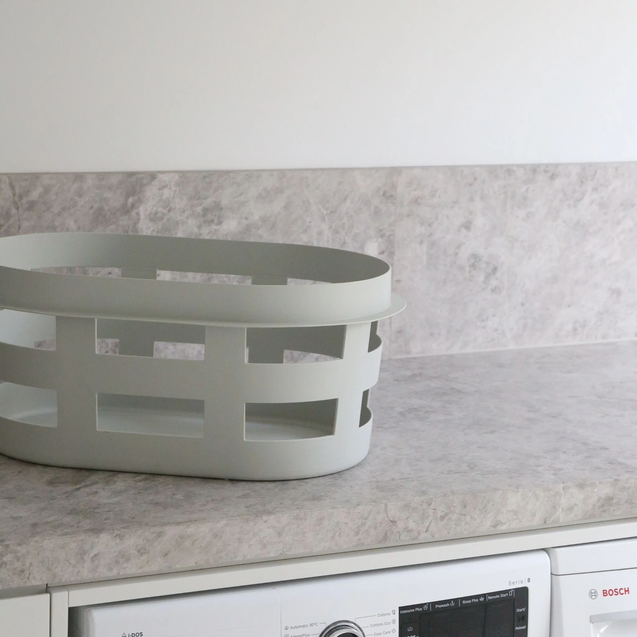 HAY Washing Laundry Basket, Light Grey - Image 4