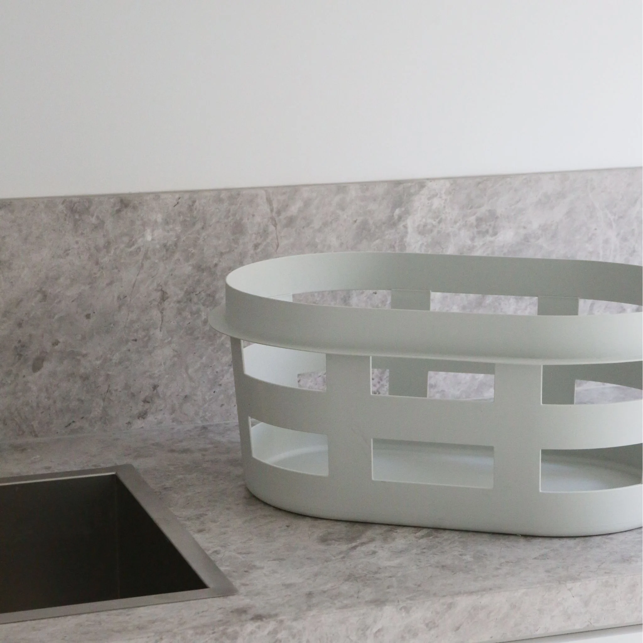 HAY Washing Laundry Basket, Light Grey - Image 6