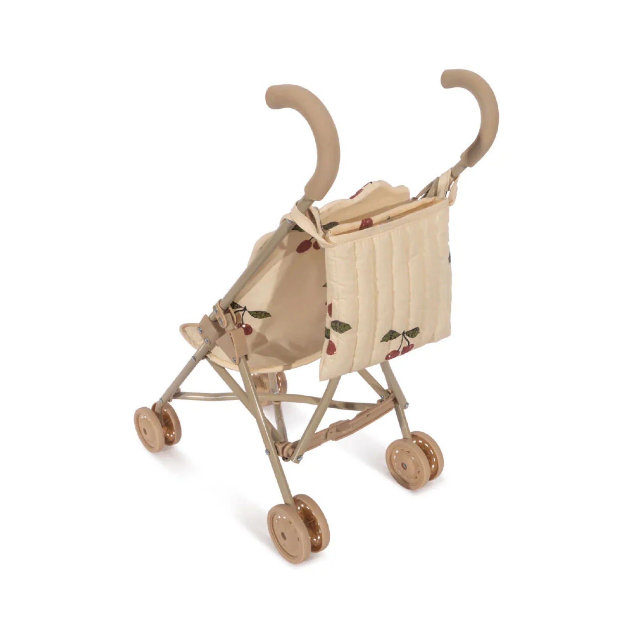 KONGES SLØJD Doll Stroller Toy, Ma Grande Cerise Pink Glitter - Image 3