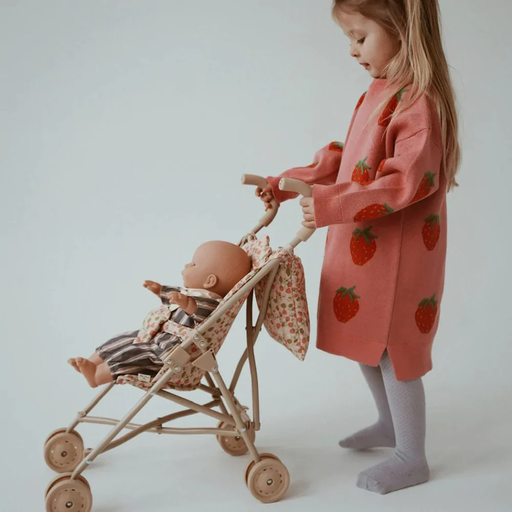 KONGES SLØJD Doll Stroller, Lemon - Image 8