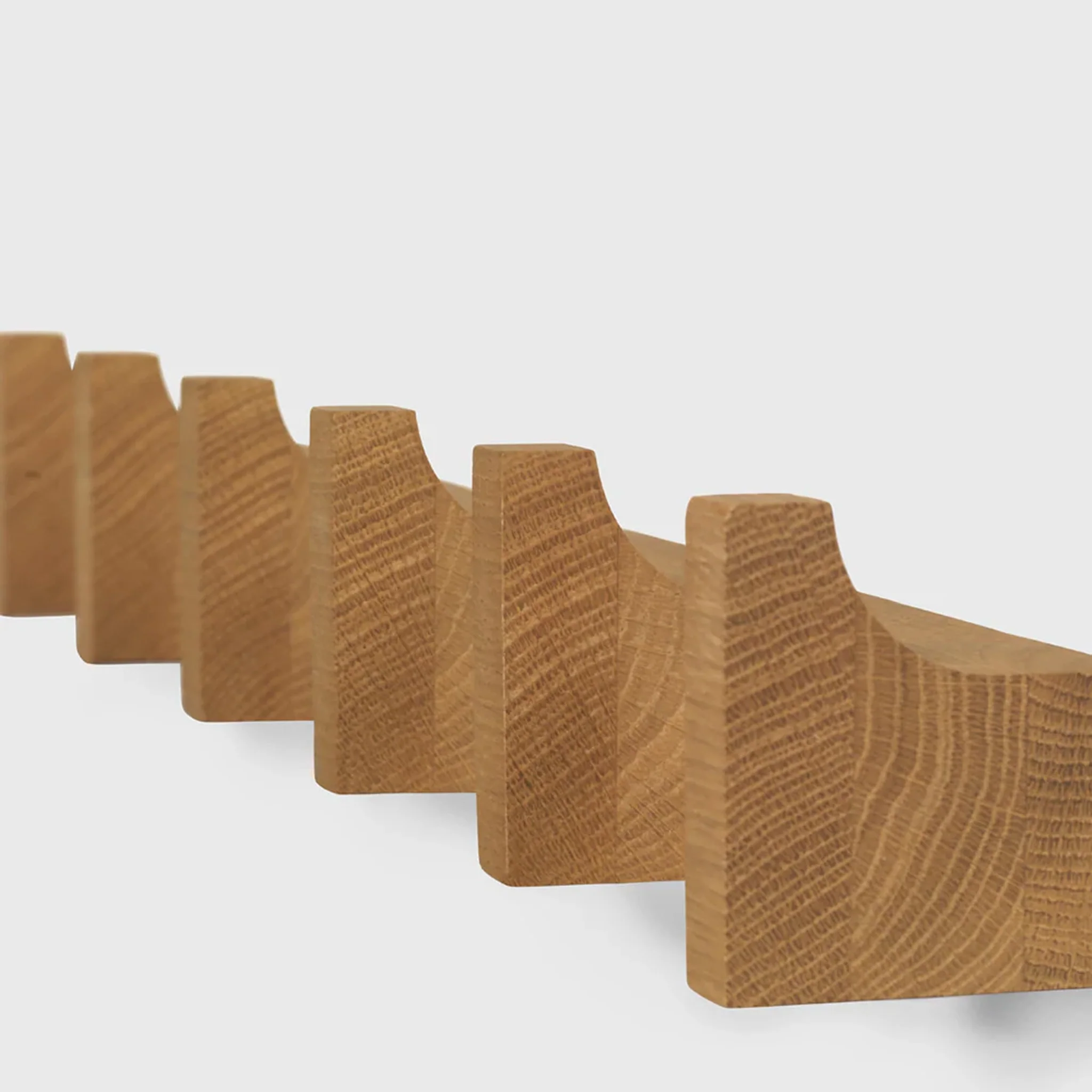 KRISTINA DAM Column Coat Rack Long, Warm Oiled Oak - Image 3