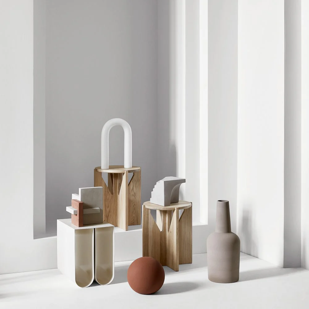 KRISTINA DAM STUDIO Simple Stool, Light - Image 5