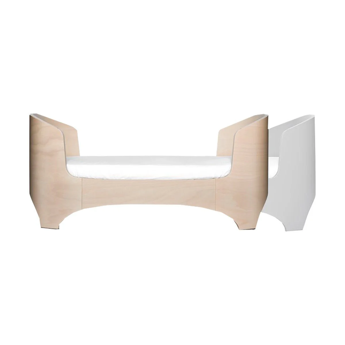 LEANDER Junior Bed – Cot Extension Whitewash Wood - Image 6