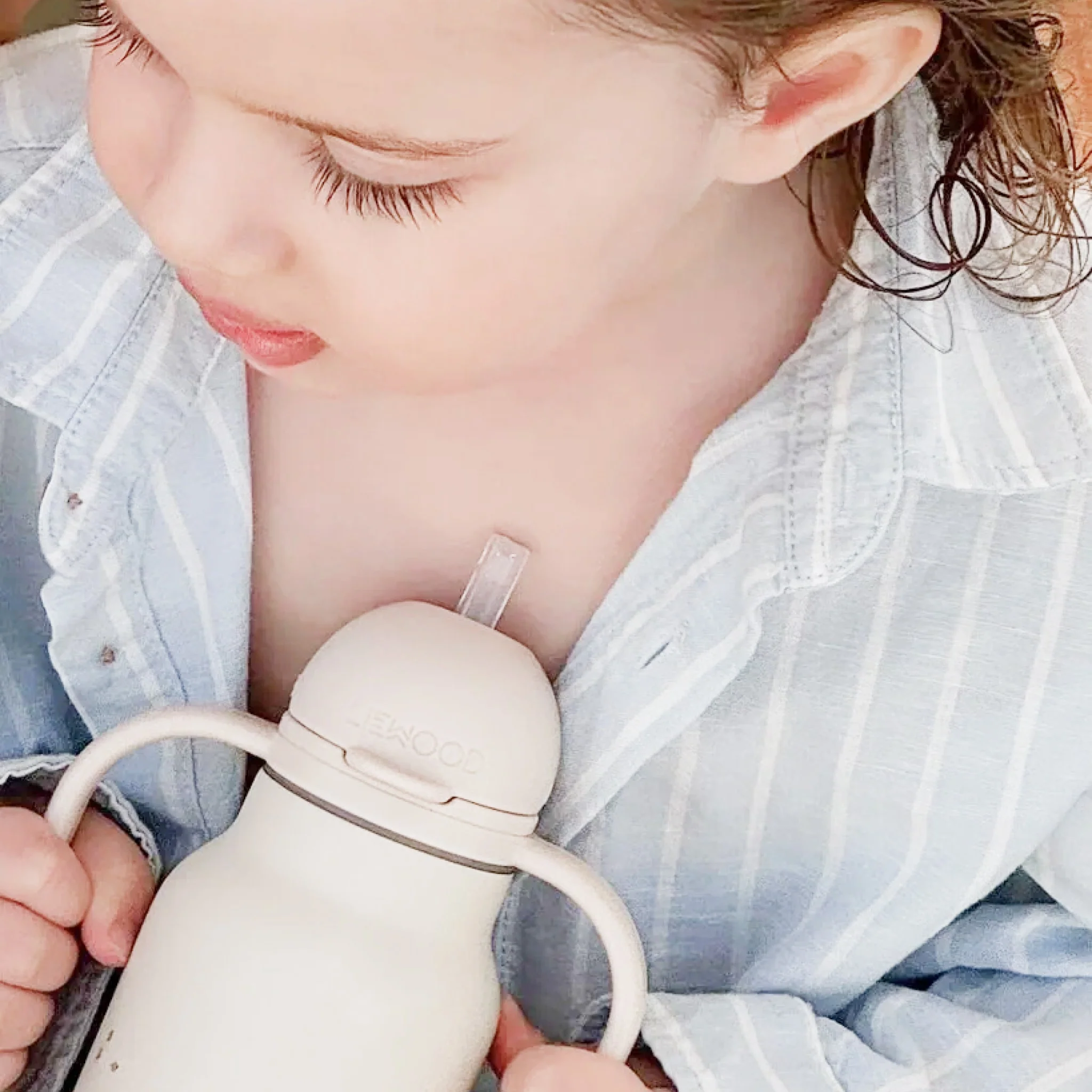 LIEWOOD Kimmie Kids Water Bottle 250 ml, Peach/Sea Shell - Image 3