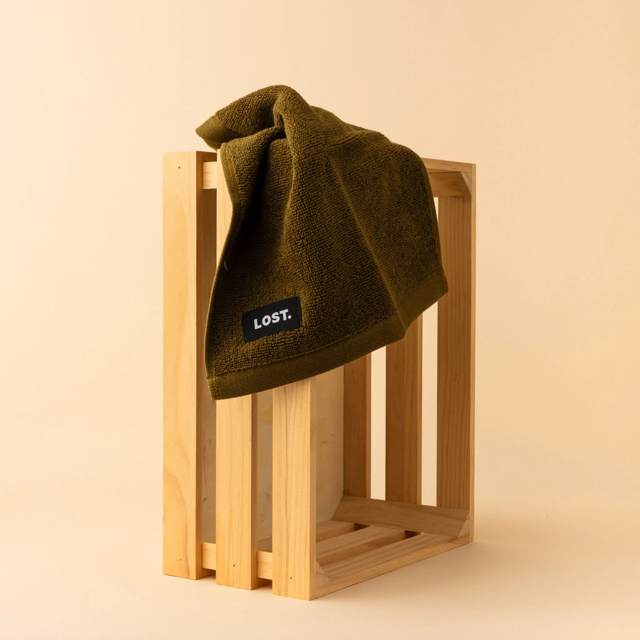 LOST TOWELS Hand Towel, 40x70cm, Khaki - Image 3