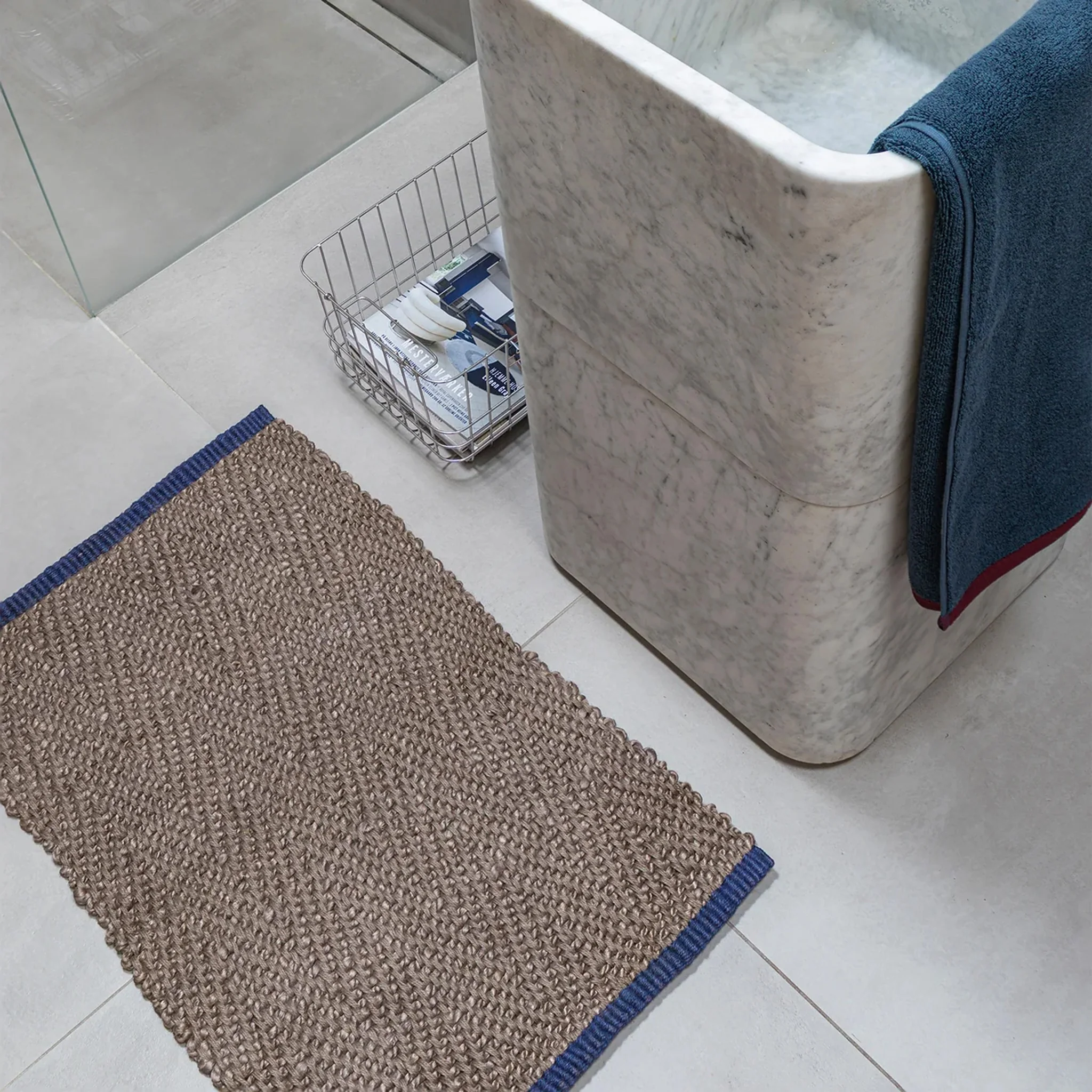 METTE DITMER NOTES Door Mat, 50x80cm, Latte - Image 2