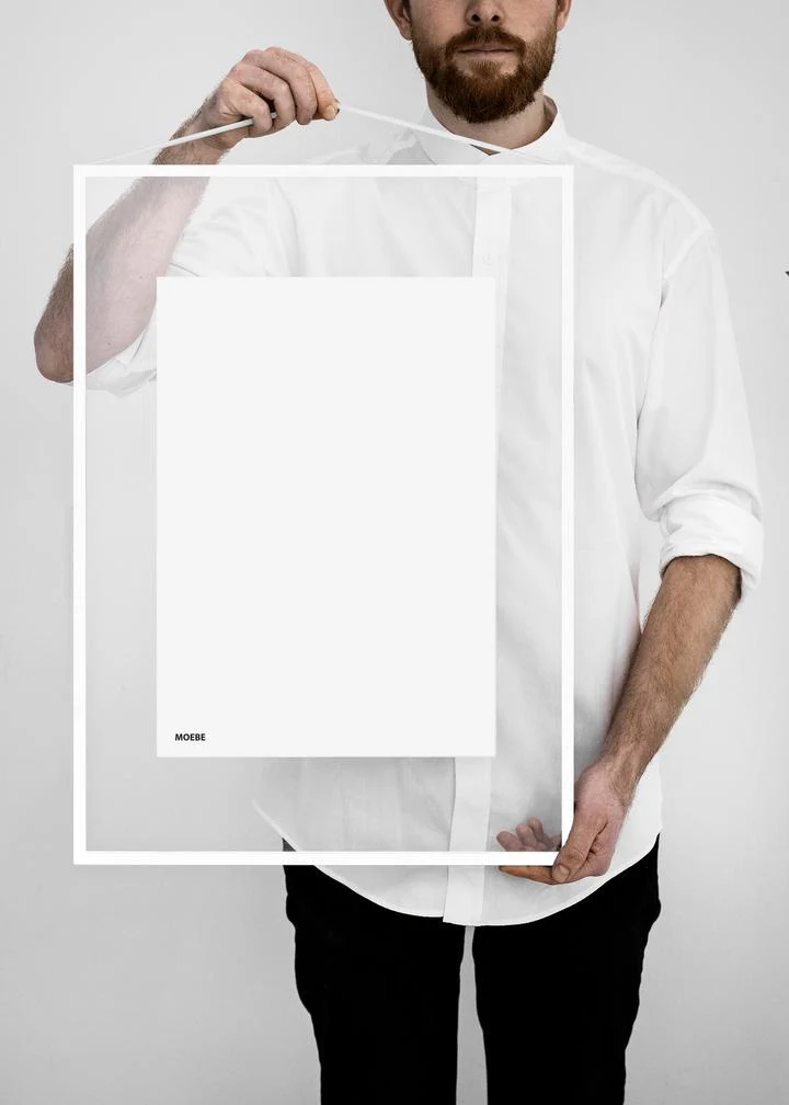 MOEBE Frame, White Powder Coat – 4 Sizes - Image 15