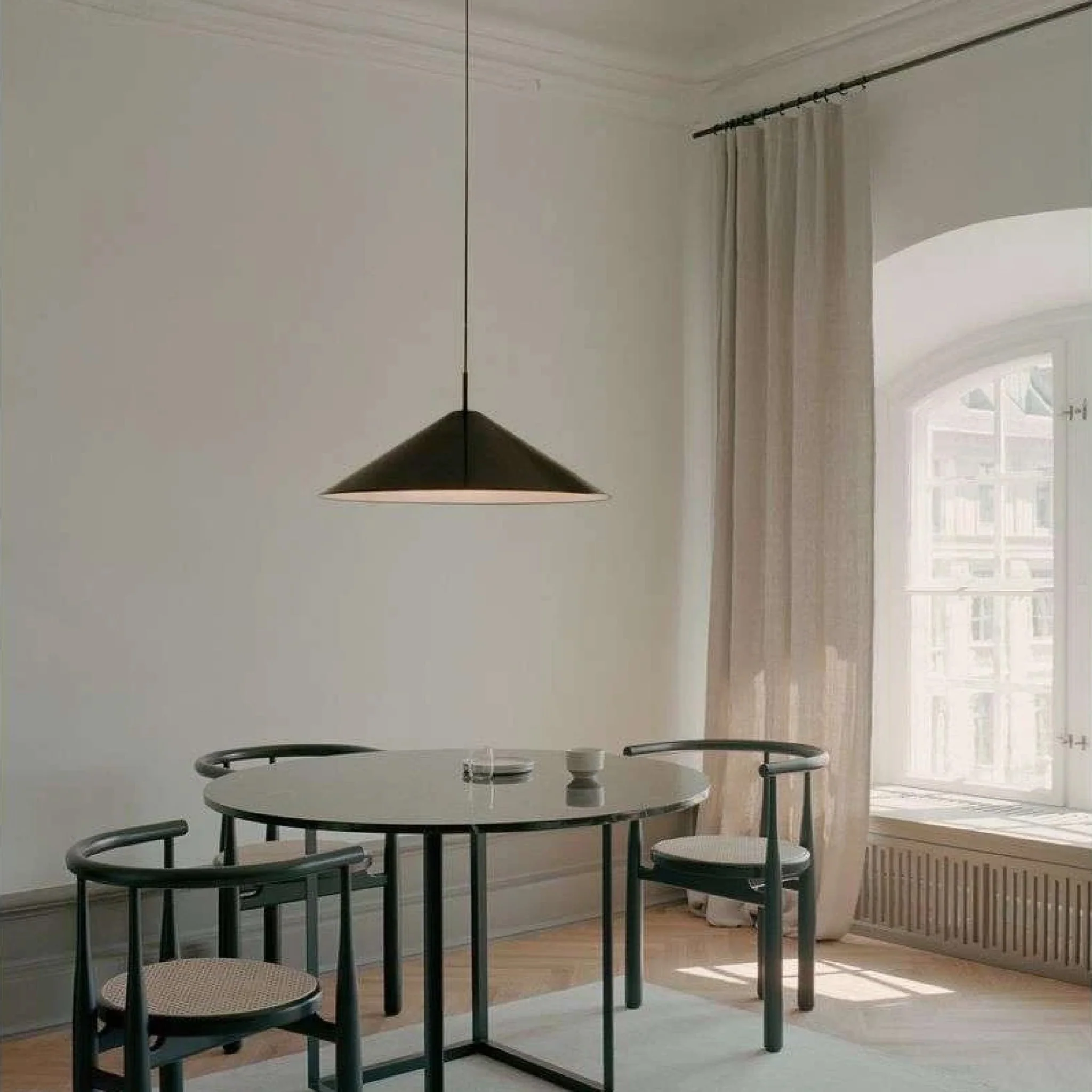 PRE-ORDER │ NEW WORKS Brolly Pendant, Ø70cm, Anodised Aluminium - Image 5