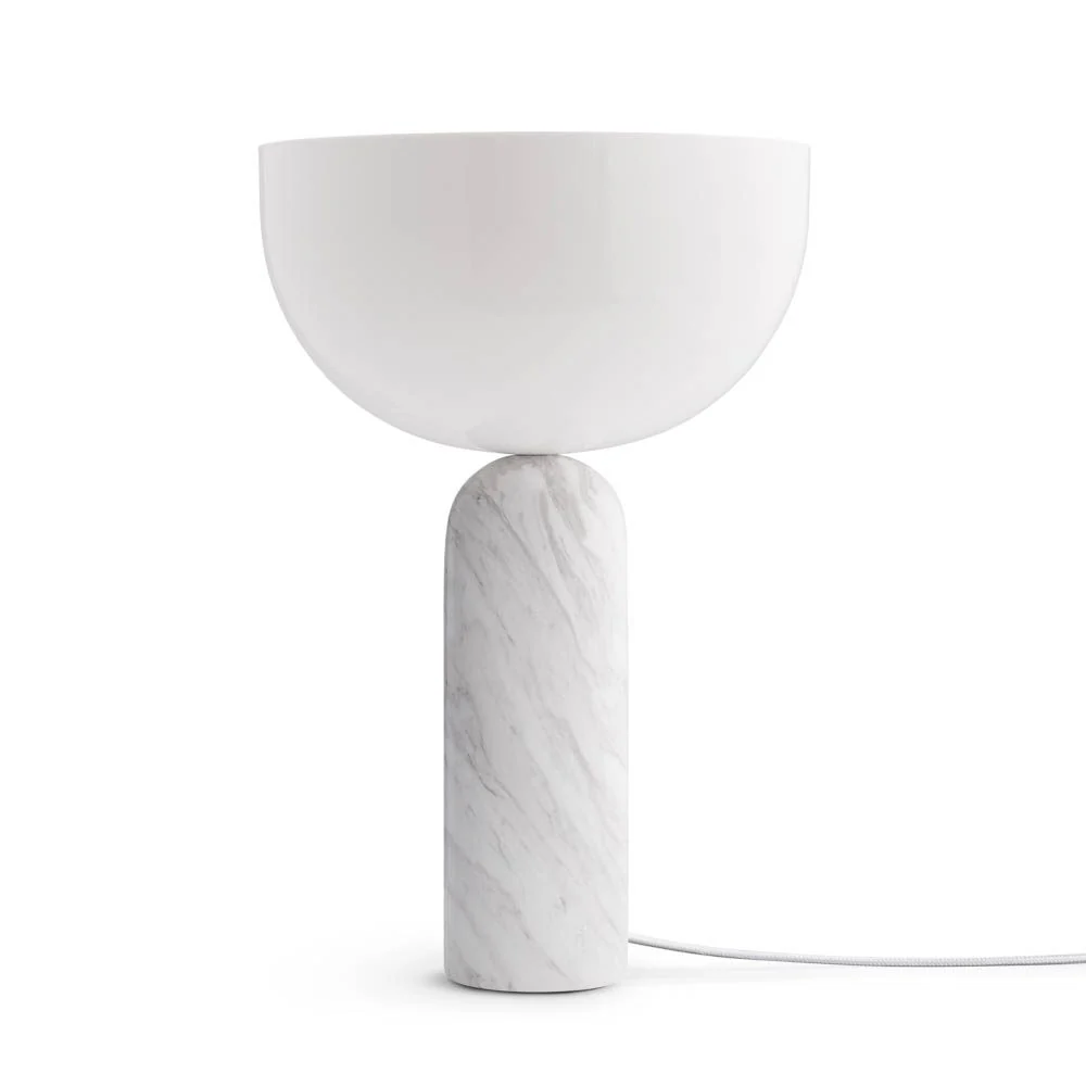 NEW WORKS Kizu Table Lamp, White Marble, Large - Image 6