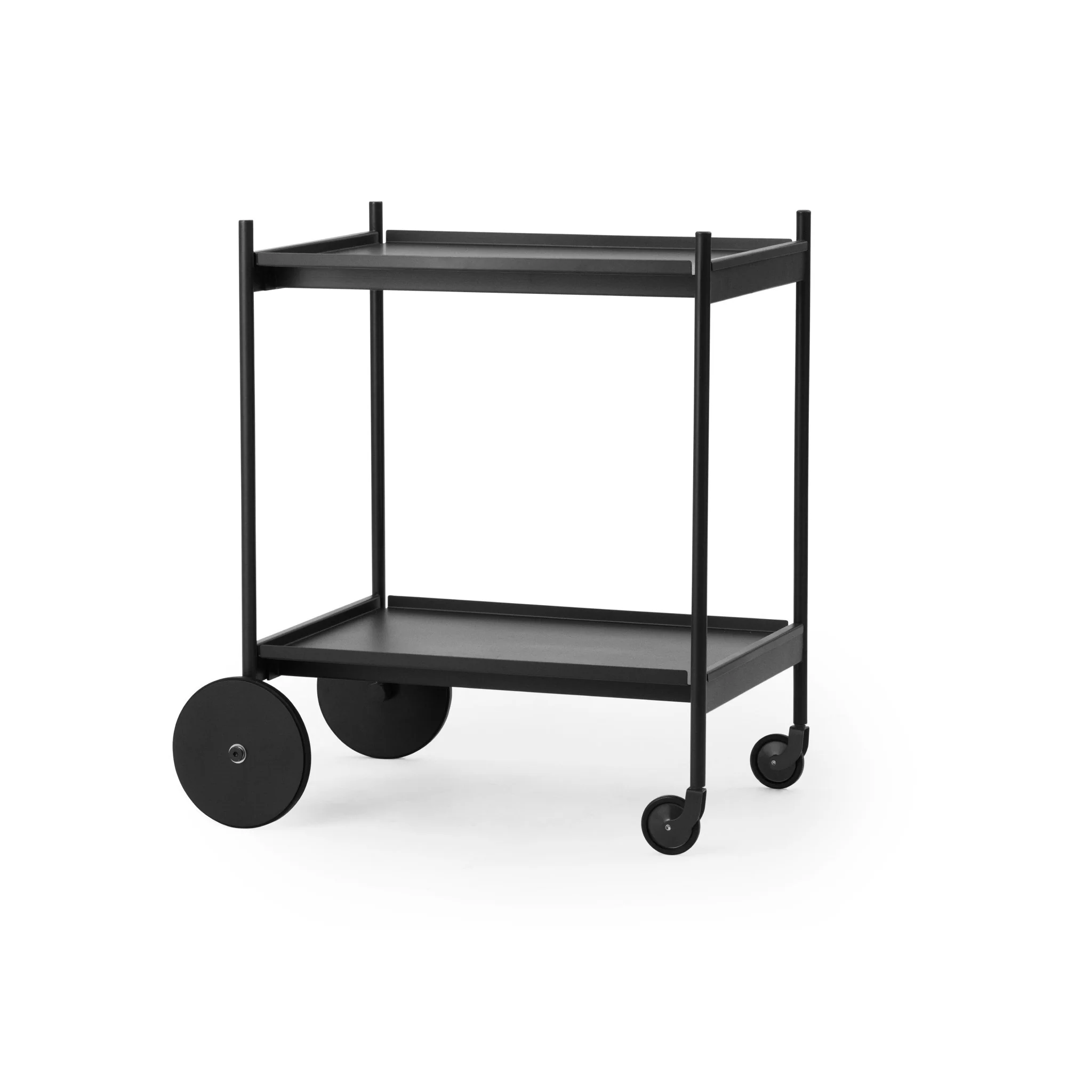 NORMANN COPENHAGEN Rul Trolley/Bar Cart, Black - Image 3