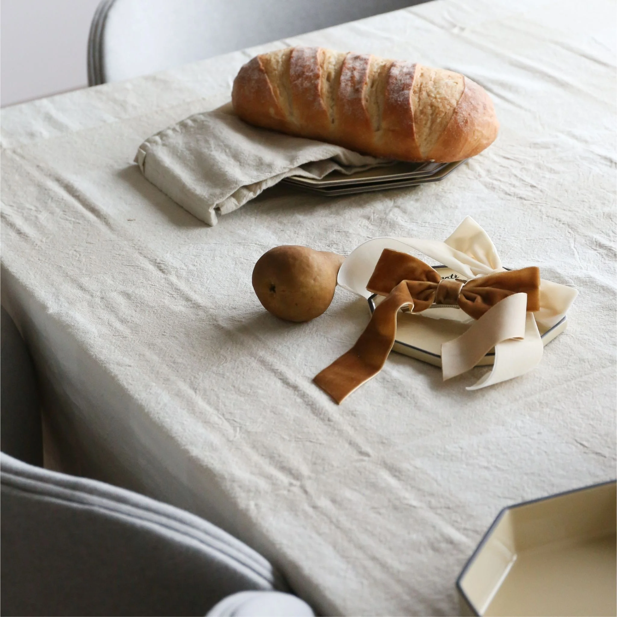 OYOY Chess Tablecloth, 260x140cm, Clay - Image 4