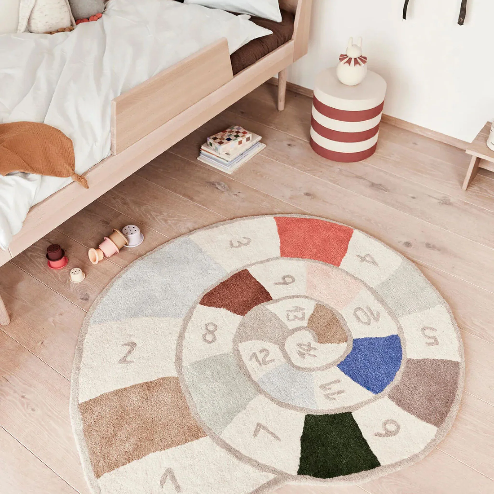 OYOY Nautilus Hopscotch Rug, Multi, Ø112cm - Image 6