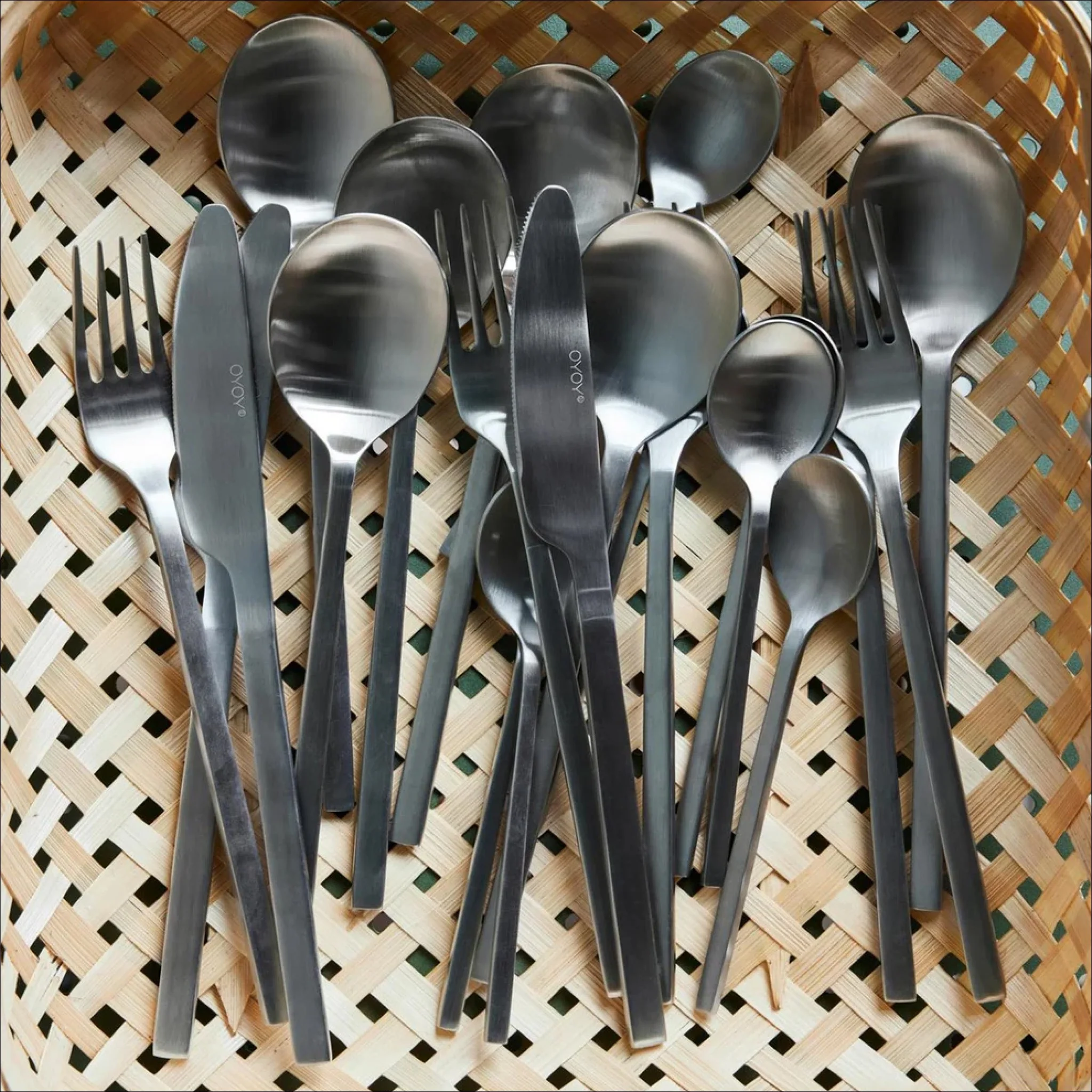 OYOY Yuka Spoon, Steel (Set of 4) - Image 5