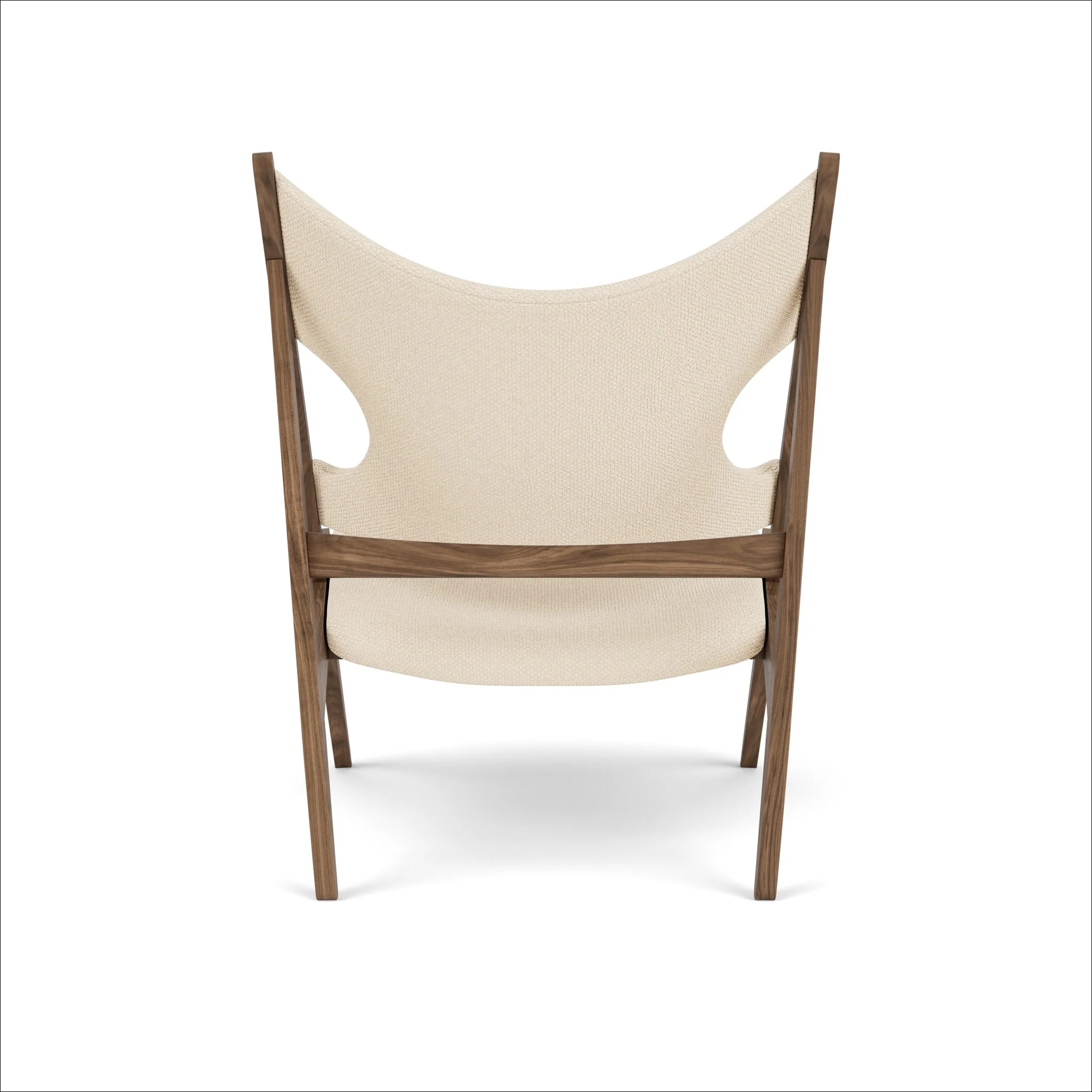 PRE-ORDER │ AUDO CPH Knitting Lounge Chair, Walnut/Logan Jasmine Upholstery - Image 3