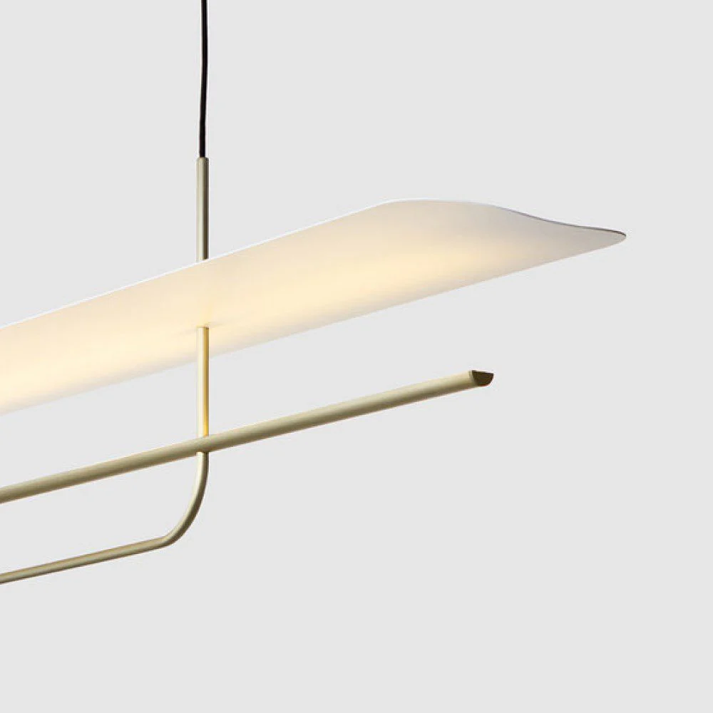 PRE-ORDER │ BEN-TOVIM DESIGN Reflector Linear Pendant, Brushed Anodised Gold - 5 Sizes - Image 2