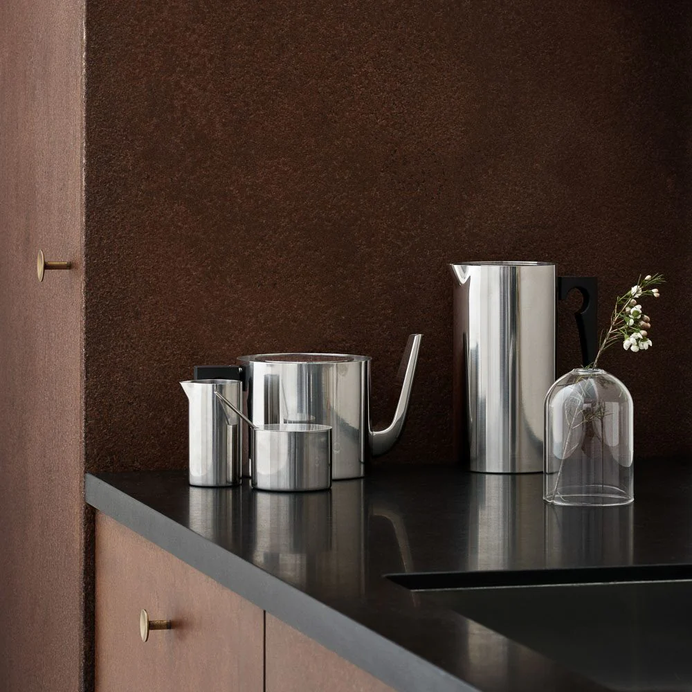 STELTON ARNE JACOBSEN Cylinda Water Jug w/ Icelip 2L - Image 5