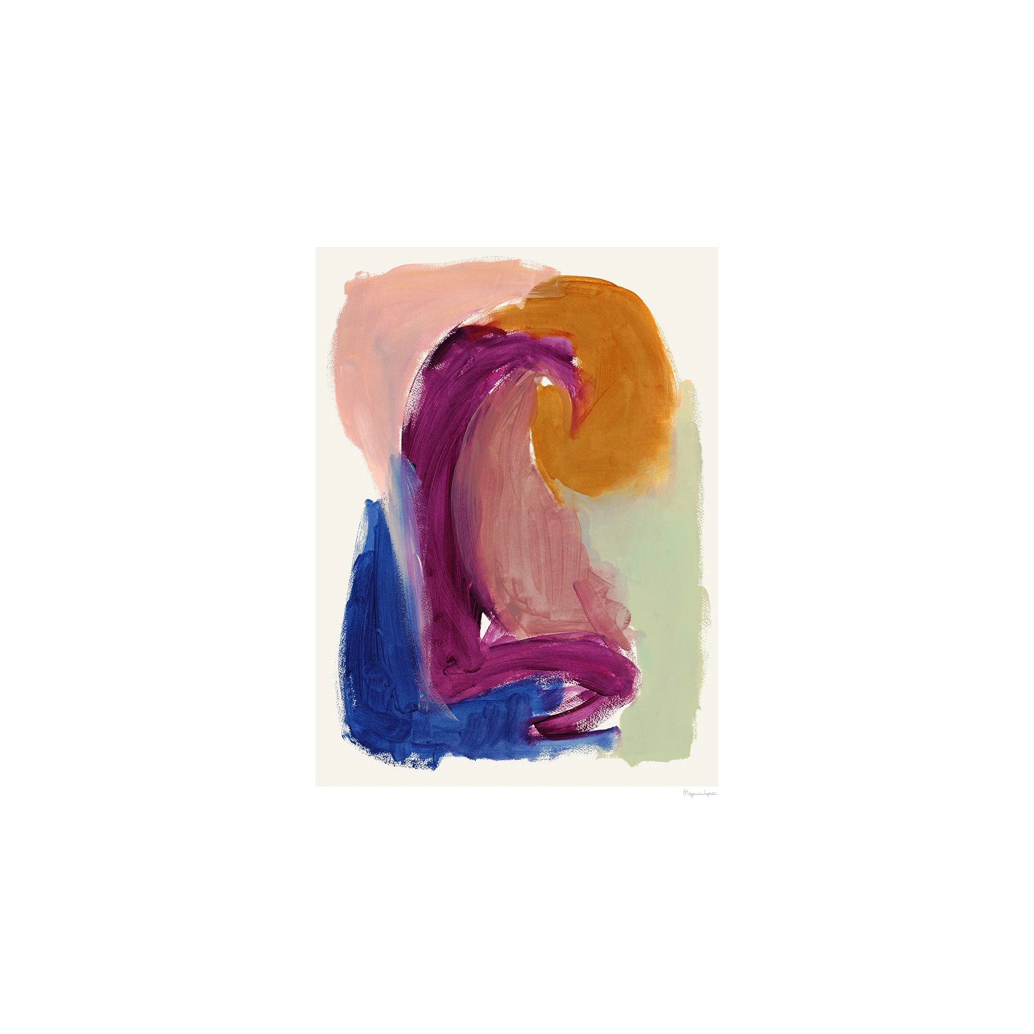 THE POSTER CLUB Berit Mogensen Lopez, Mudra Art Print, A5 - Image 7