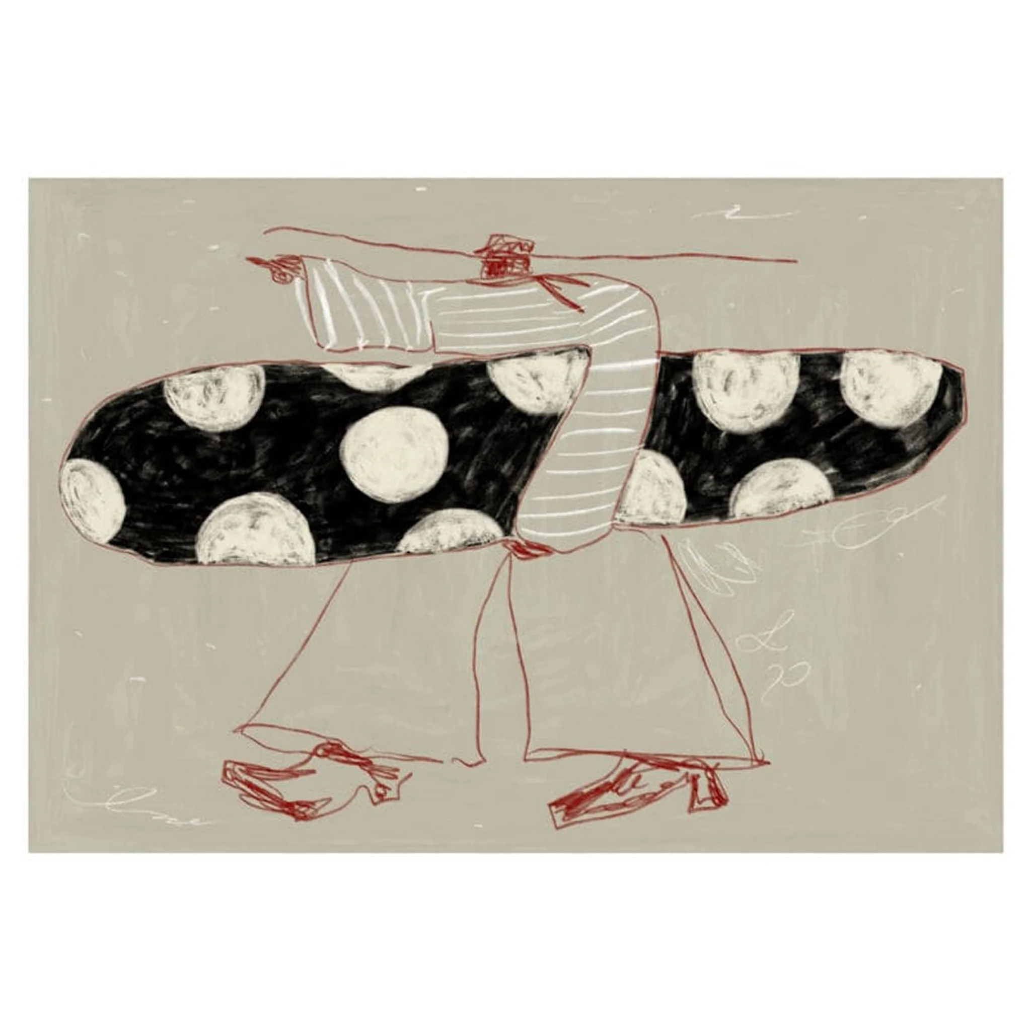 THE POSTER CLUB Sam at Sea, Lucia Tuffley, 30x40cm - Image 2