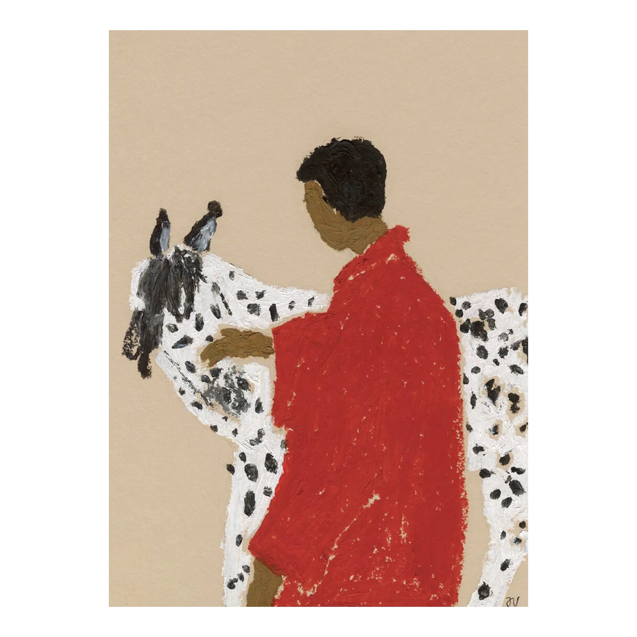 THE POSTER CLUB Spotted Horse, Isabelle Vandeplassche, 30x40cm - Image 3