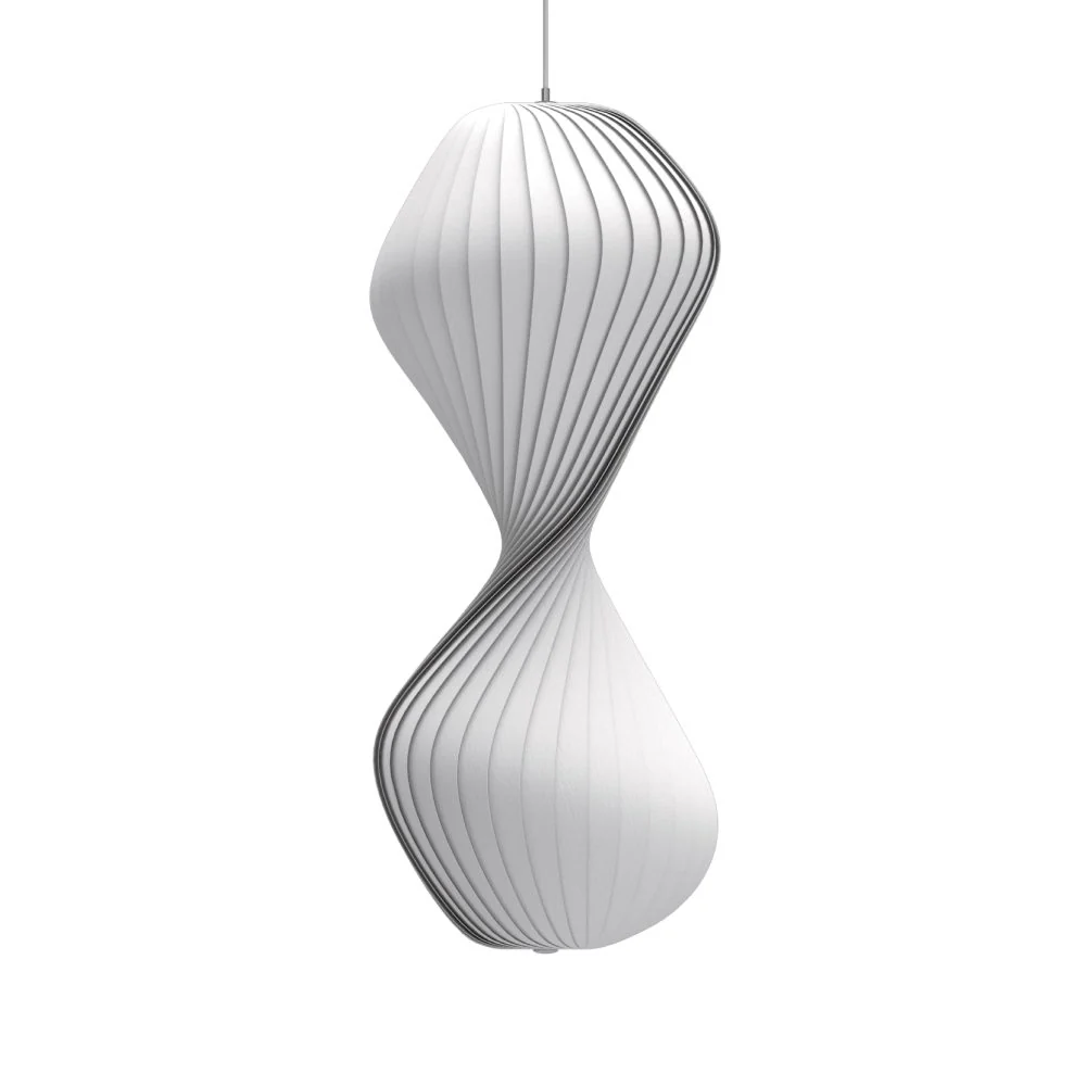 PRE-ORDER β TOM ROSSAU TR32 Pendant Light, White PC/Nonwoven, 40x100cm - Image 2
