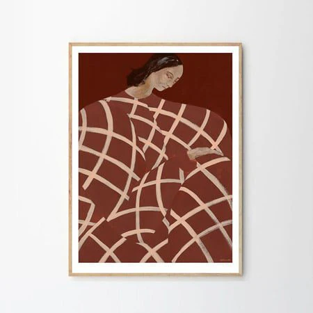 THE POSTER CLUB Sofia Lind, Waiting At Art Et Metiers, Poster Art Print 50x70cm