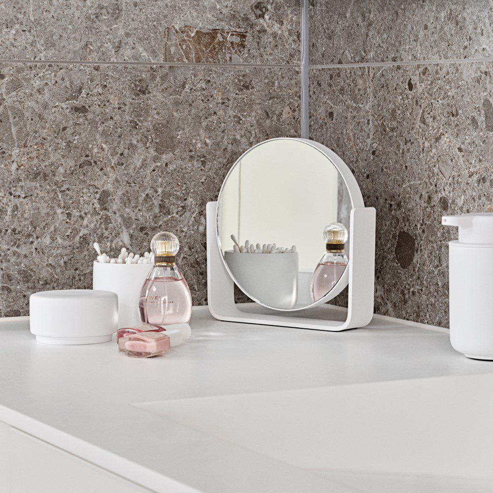 ZONE DENMARK Ume Container/Jar with Lid, H10cm, White - Image 3