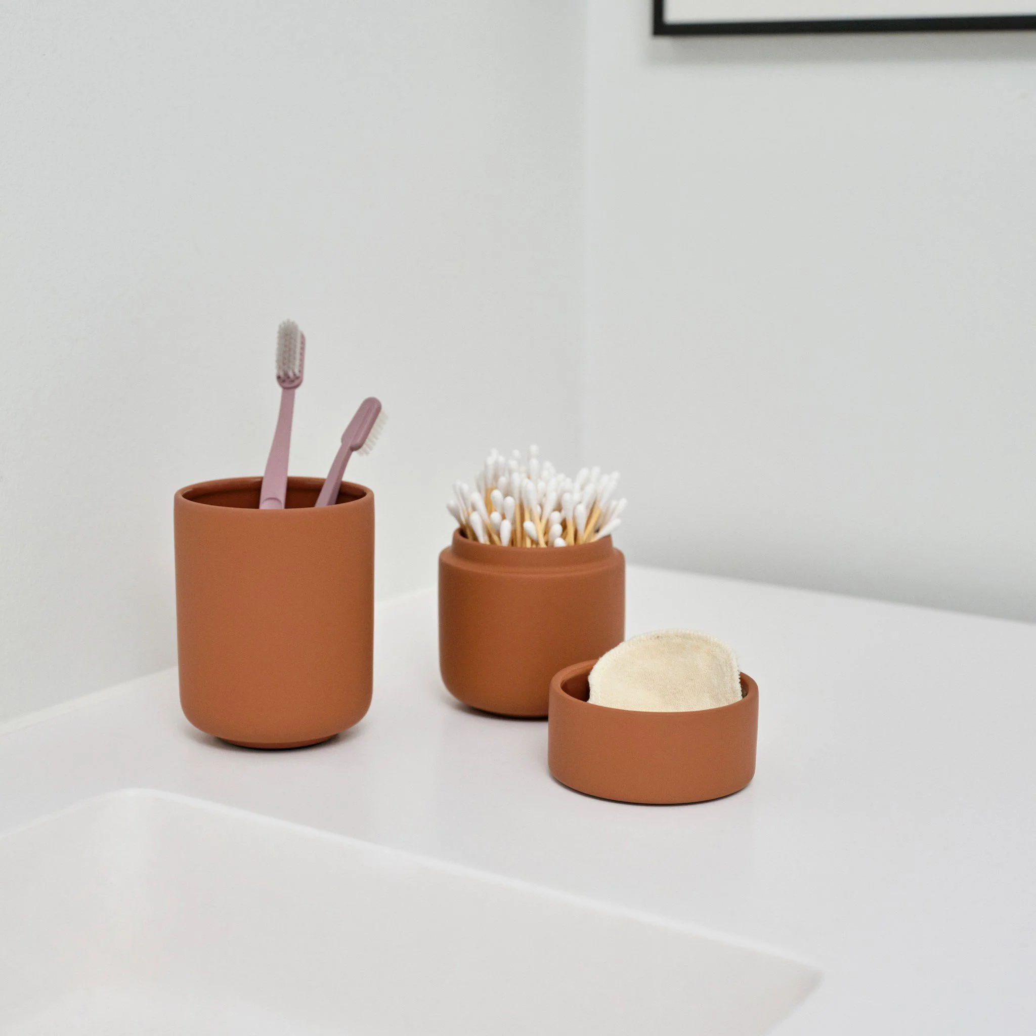ZONE DENMARK Ume Tumbler/Toothbrush Mug, Terracotta - Image 3